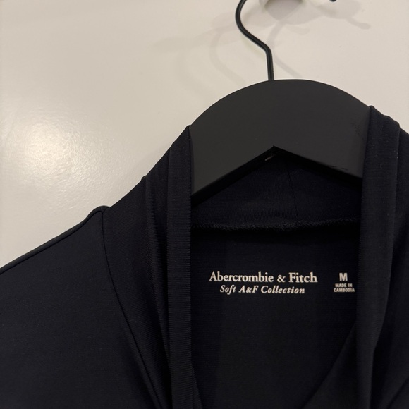 Abercrombie&Fitch Soft A&F Collection Black turtle neck bodysuit long sleeve Med - Picture 5 of 13